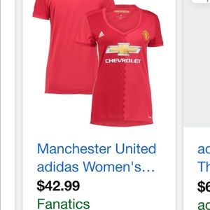 Adidas OFFICIAL Manchester United Women’s Jersey